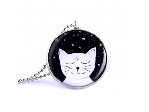 kočka náhrdelník