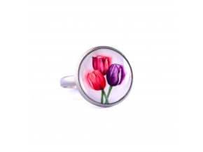 prsten s tulipánem