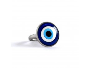 modré oko prsten