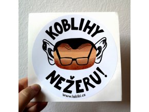 Koblihy nežeru samolepka nejen na auto