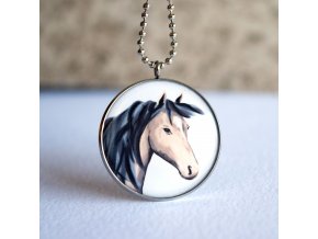 kůň náhrdelník