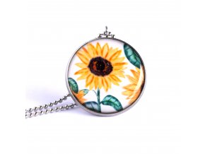slunečnice náhrdelník