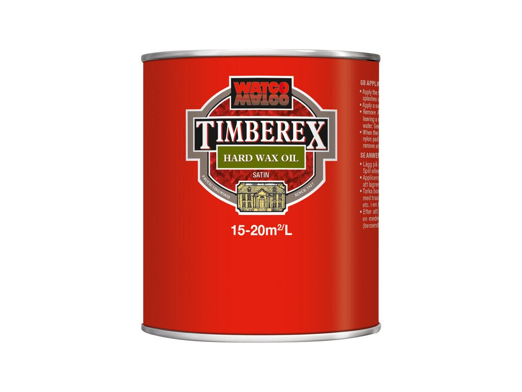 Tvrdý, saténový voskový olej na dřevo Rust-Oleum Timberex Hard Wax Oil Satin