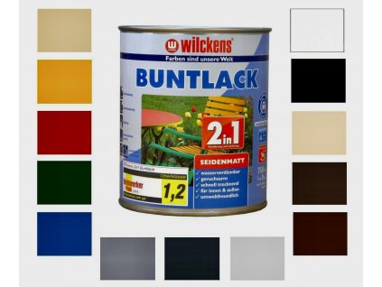 Vodouředitelná univerzální akrylátová matná barva 2v1 Wilckens Buntlack