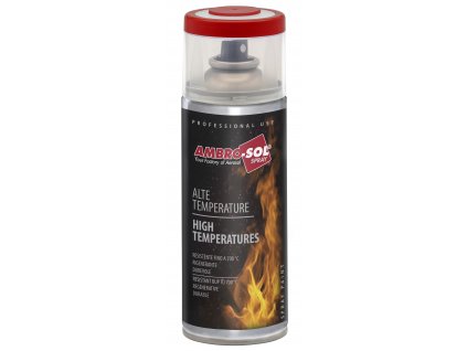 Červená barva na brzdy ve spreji AMBRO-SOL High Temperature Paint Brakes 400 ml