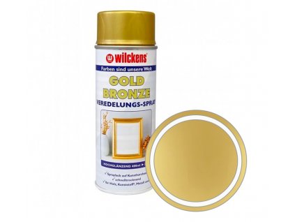 Dekorační barva ve spreji bronzově zlatý efekt WILCKENS Goldbronze Veredelungs