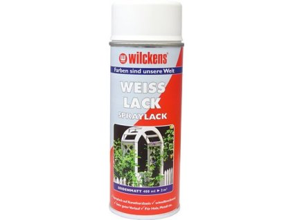 Bílá barva ve spreji ve vysokém lesku WILCKENS Weisslack Spray 400 ml