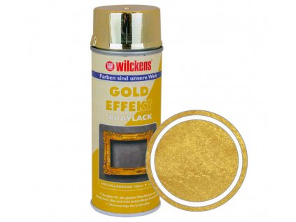 Dekorativní sprej zlatý chrom WILCKENS Gold Effekt 400 ml