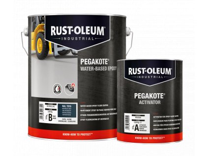 Vodouředitelný epoxidový nátěr na betonovou podlahu Rust-Oleum Mathys Pegakote