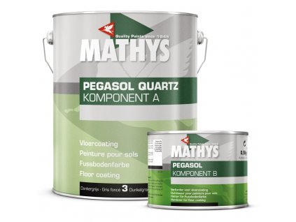 Protiskluzový nátěr na venkovní podlahy Rust-Oleum Mathys Pegasol Quarz šedý Dunkegrau/ 7,5 KG