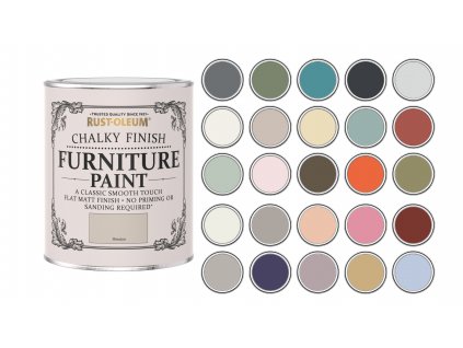 Křídová matná barva na nábytek Rust-Oleum Chalky Finish Furniture Paint