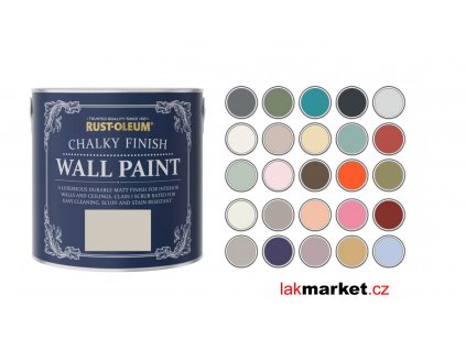 Rust-Oleum omyvatelná barva na stěny a stropy Chalky Finish Wall Paint