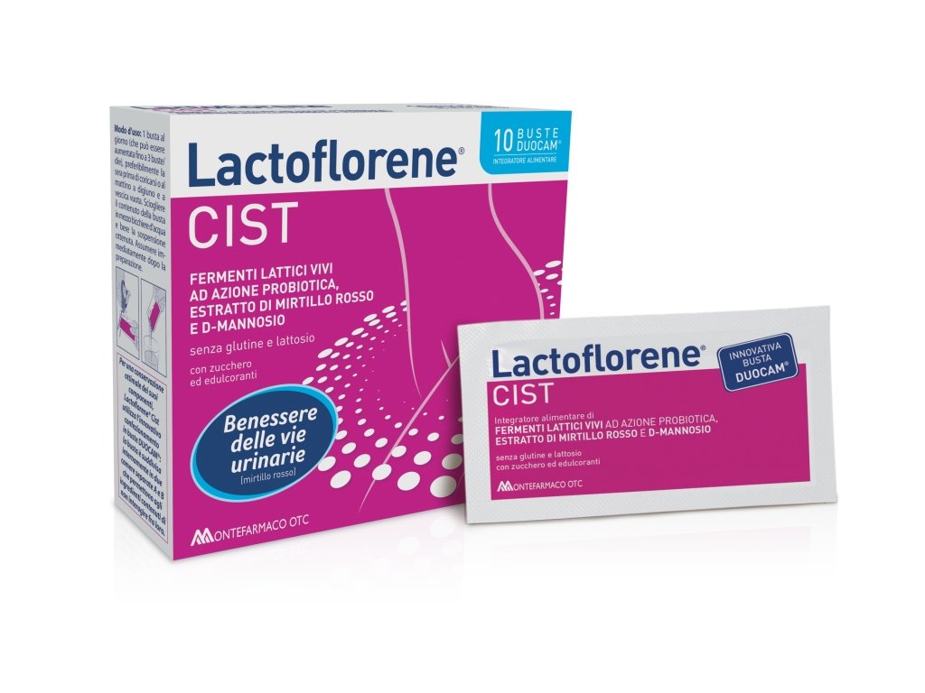 Montefarmaco Lactoflorene cist Pro normální funkci močových cest 10 duosáčků