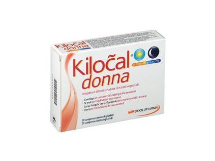 Pool Pharma Kilocal donna Snižování tělesné hmotnosti a při poruchách premenopauzy a menopauzy 40 tablet