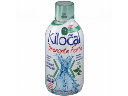 Pool Pharma Kilocal drenante forte Odvodňovací čístící nápoj s příchutí zeleného čaje 500 ml