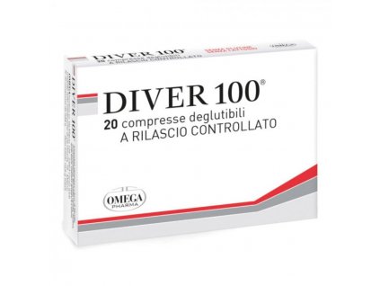 Omega Pharma Diver 100 Správná funkčnost trávicí soustavy 20 kapslí