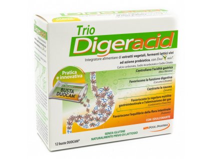 trio digeracid integratore bruciore e acidita 12 bustine