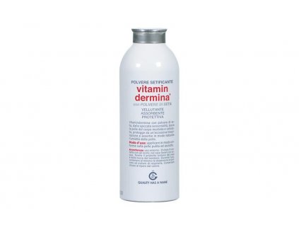 Vitamindermina Hedvábný suchý pudr deodorizuje a přirozeně absorbuje vlhkost pokožky 100 g
