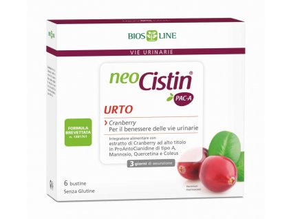 Biosline Neocistin Pac-A Urto Pro správnou funkci močových cest  6 rozpustných sáčků