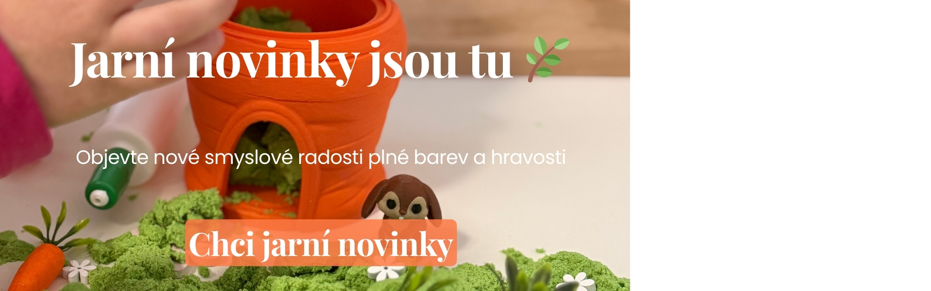 Vše, co potřebujete pro jarní hrátky 🌸🐰