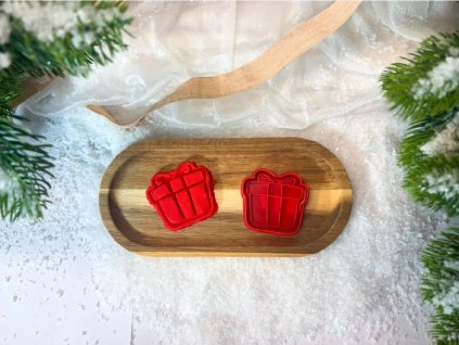 Vykrajovátko vánoční dárek z PLA pro modelínu a kinetický písek