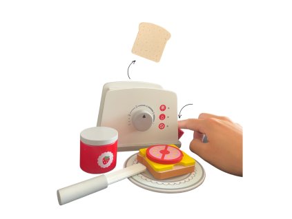 dřevěný toustovač pro děti ve slevě