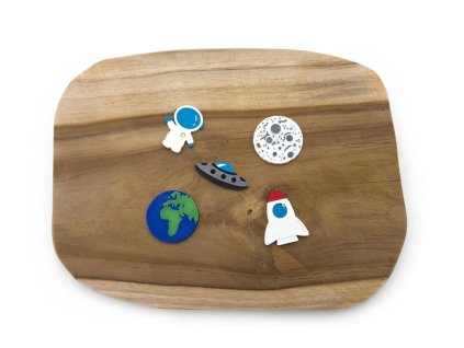 Miniatury vesmír pro smyslové a tematické hraní dětí