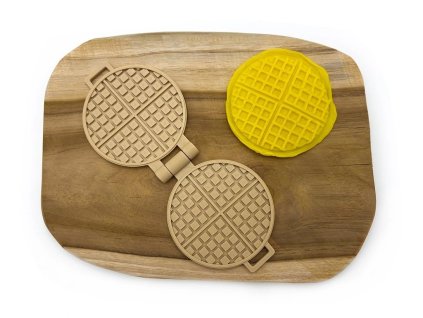 Vaflovač – tvořítko na modelínu a kinetický písek pro dětské smyslové hraní