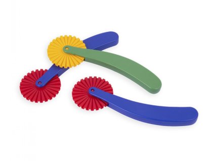 Detail JOVI vykrajovacích koleček s různými vzory pro kreativní tvoření