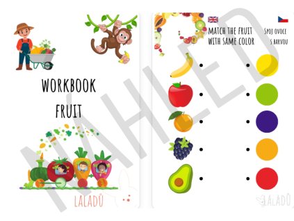 workbook fruit for kids laladu