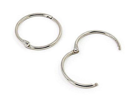 Rozpojovací knihařský kroužek pro spojování pracovních listů