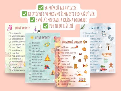 Seznam aktivit pro děti podle ročních období – jaro, léto, podzim, zima