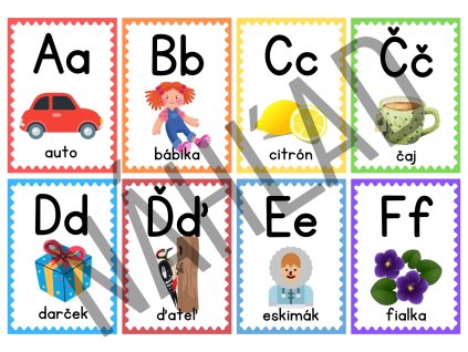 Slovenská abeceda pre predškolákov