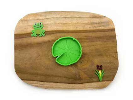 Eco smyslový vysypávací tác mini leknín z PLA pro kreativní hry s pískem a rýží