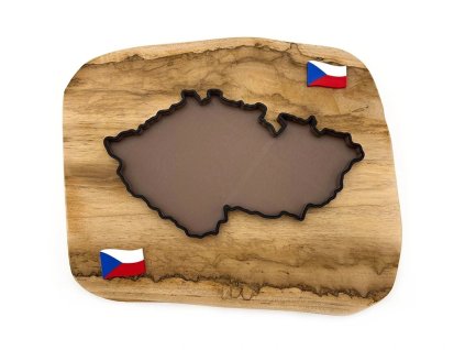 Eco smyslový vysypávací tác Česká republika z PLA pro kreativní hry
