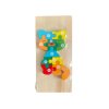 Dřevěné puzzle - vkládačka v rámu 21x10 cm