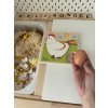 Dřevěné 3D puzzle kuře – Montessori edukační hračka