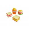 Dětská kuchyňská hračka – dřevěný sendvič se zeleninou