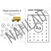 pracovné listy Písmená, precvičovanie abecedy