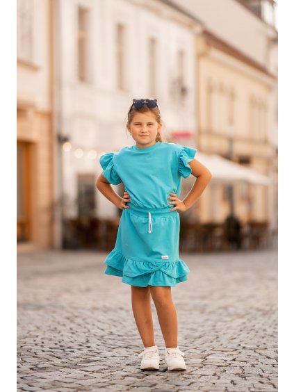 dievčenské mikinové šaty