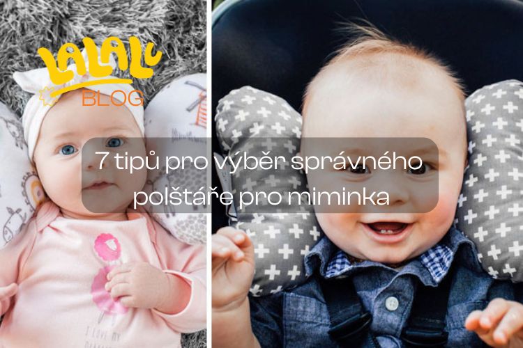 Každé miminko potřebuje zdravý polštář. Jak vybrat ten správný?