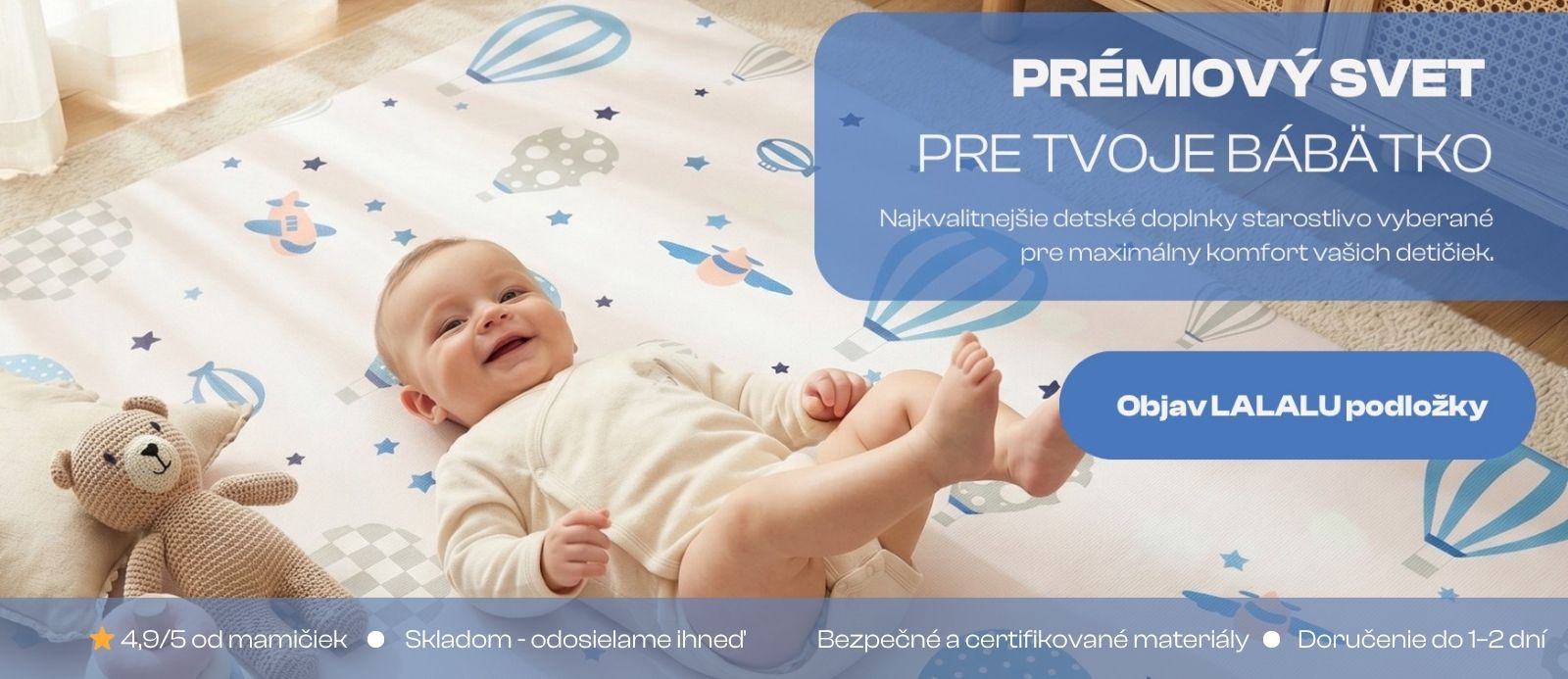 LALALU podložky na hranie