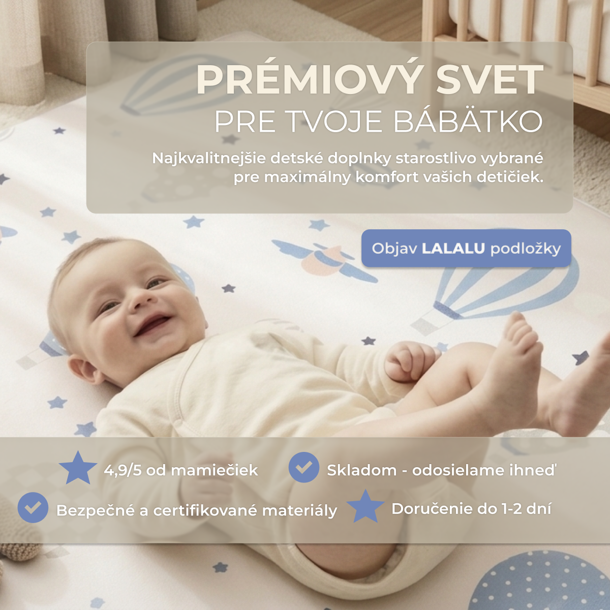 Lalalu podložky na hranie