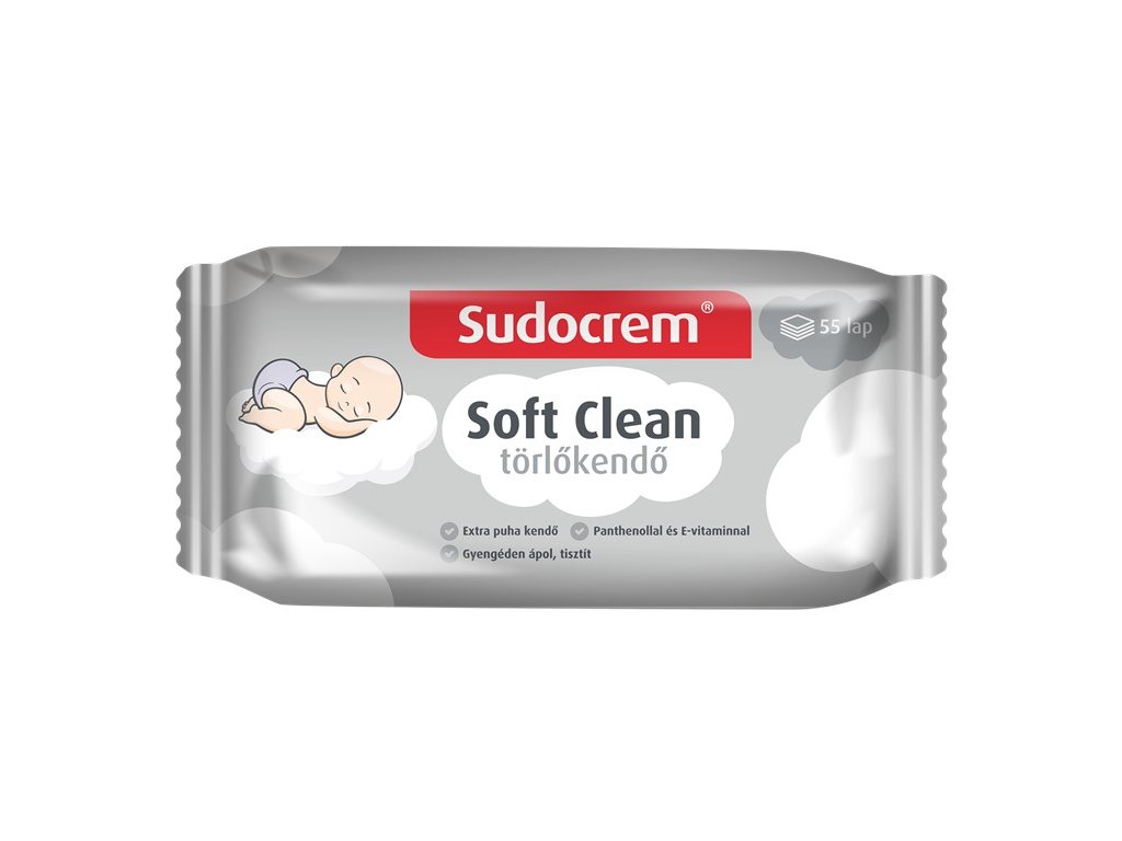 sudocrem soft clean 55 pcs vlhcene utierky
