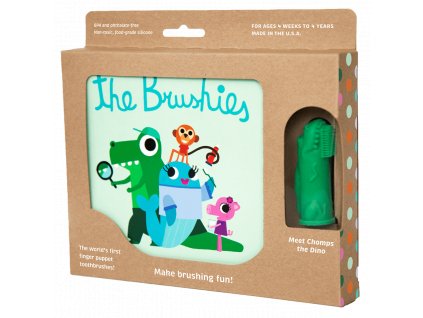 Chomps the Dino + The Brushies Book