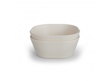 1542 mushie hranata miska 2ks ivory