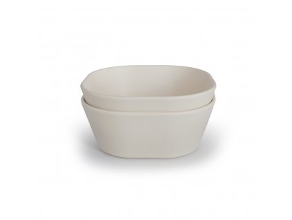 Mushie Dinner Bowl Ivory (2pcs)