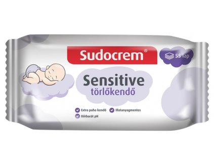 sudocrem sensitive 55 pcs vlhcene utierky