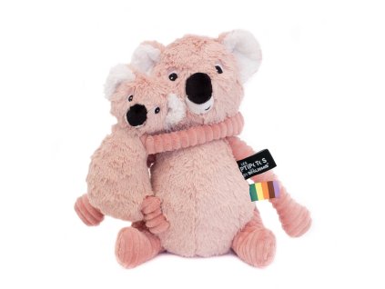 Plyšová koala Mamička a bábätko Ružová