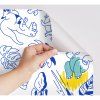 Coloring wallpaper Stick it - Dinos